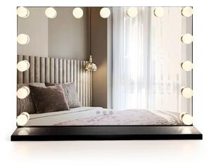 LED Tükör HOLLYWOOD Black