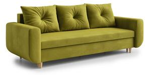 Nagyméretű szétnyitható kanapé MAWI Világos zöld