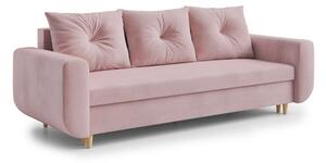 Nagyméretű szétnyitható kanapé MAWI Rózsaszín
