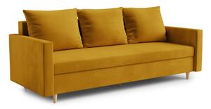 ALMA Nagyméretű kinyitható kanapé Sárga