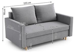 Szétnyitható kanapé LENA Kék