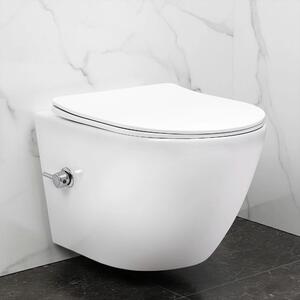 REA Carlo Lux Rimless fali függesztésű WC-csésze bidé funkcióval