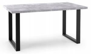 BOLO Étkezőasztal (beton / fekete)