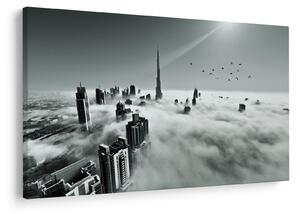 Kép - Felhőkarcolók Dubaiban (90x60 cm)