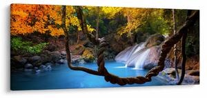 Kép - Vízesések Ázsiában (120x50 cm)