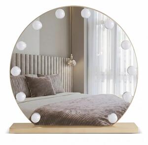 LED Tükör HOLLYWOOD L. Gold 50 cm