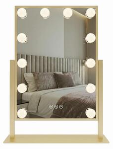 LED Tükör HOLLYWOOD L.Gold 30x40