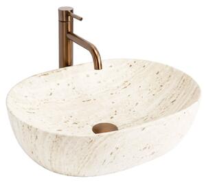Pultos mosdó Rea Amelia Travertine Classic 48