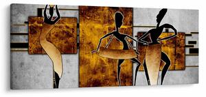 Kép - Az afrikai kultúra motívumai (120x50 cm)