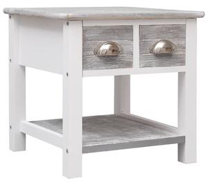Szürke császárfa kisasztal 40 x 40 x 40 cm