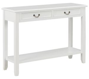 Fehér fa tálalóasztal 110 x 35 x 80 cm