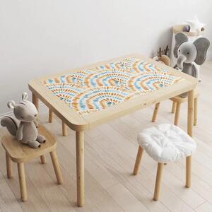 IKEA FLISAT asztal bútormatrica - Absztrakt szivárvány
