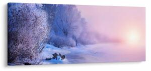 Kép - Befagyott folyó (120x50 cm)