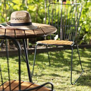 Természetes bambusz kerti bisztróasztal HOUE Circum 74 cm