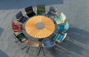 Világos zöld műanyag kerti szék HOUE Click II. karfákkal