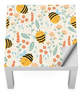 IKEA LACK asztal bútormatrica - kedves méhek