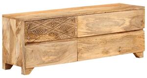 Tömör mangófa TV-szekrény 110 x 30 x 40 cm