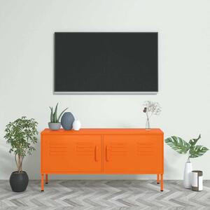Narancssárga acél TV-szekrény 105 x 35 x 50 cm