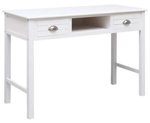 Fehér fa íróasztal 110 x 45 x 76 cm