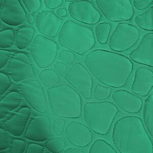 STONE világos zöld ágytakaró mintával Méret: 200 x 220 cm