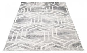 Lydia Modern bézs színű szőnyeg geometrikus mintával Szélesség: 80 cm | Hossz: 150 cm