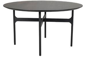 Fekete fa étkezőasztal ROWICO COLTON 135 cm
