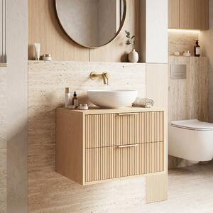 Mosdószekrény Rea Mono 60cm Beige