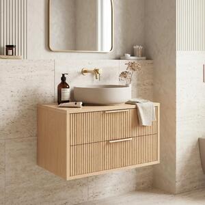 Mosdószekrény Rea Mono 80cm Beige