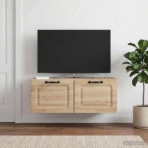 Fali TV szekrény Betonszürke 78,5 x 31 x 30 cm Szerelt Fa