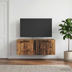 Fali TV szekrény Antik Fa 78,5 x 31 x 30 cm Szerelt Fa