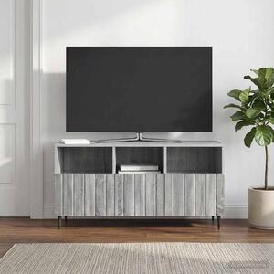 TV szekrény fiókkal Szürke Sonoma 102 x 34,5 x 50 cm Szerelt Fa