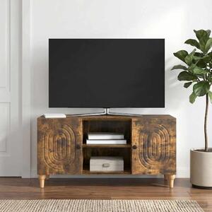 TV szekrény Füstös Tölgy 102 x 34,5 x 50 cm Szerelt Fa