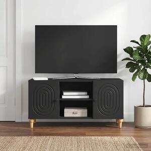 TV szekrény Fekete 102 x 34,5 x 50 cm Szerelt Fa