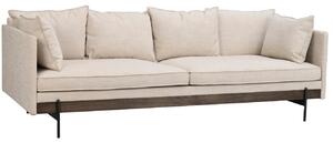 Bézs szövet kétüléses kanapé ROWICO SHELTON 218 cm