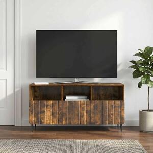 TV szekrény fiókkal Füstös Tölgy 102 x 34,5 x 50 cm Szerelt Fa