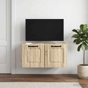 Fali TV szekrény Sonoma Tölgy 59,5 x 41 x 30 cm Szerelt Fa