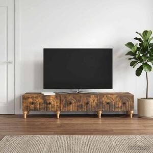 TV szekrény fiókkal Füstös Tölgy 147 x 34,5 x 30 cm Szerelt Fa
