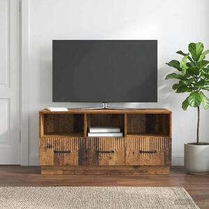 TV szekrény fiókkal Antik Fa 102 x 34,5 x 47 cm Szerelt Fa