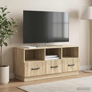 TV szekrény fiókkal Sonoma Tölgy 102 x 34,5 x 47 cm Szerelt Fa