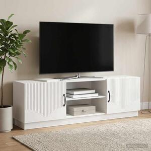 TV szekrény Magasfényű Fehér 150 x 31 x 47 cm Szerelt Fa