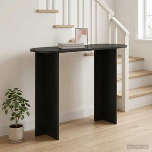 Konzolasztal Fekete Tölgy 100 x 39,5 x 75 cm Szerelt Fa