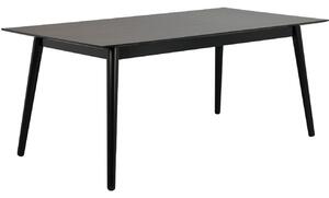 Fekete kőris étkezőasztal ROWICO LOTTA 180 x 90 cm
