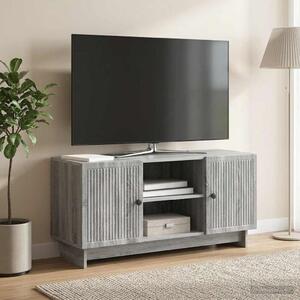 TV szekrény 102 x 34,5 x 50 cm Szürke Sonoma Szerelt Fa