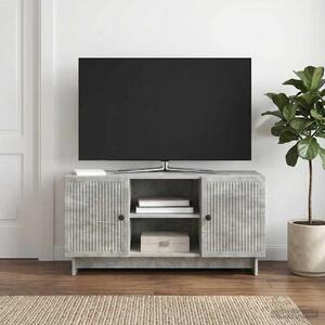 TV szekrény 102 x 34,5 x 50 cm Betonszürke Szerelt Fa