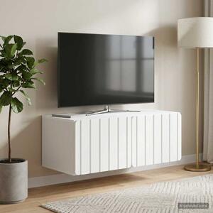 Fali TV szekrény 78,5 x 41 x 30 cm Fehér Szerelt Fa