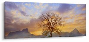 Kép - Táj napraforgóval (120x50 cm)