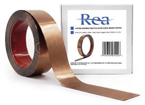 Öntapadós dekorációs szegélyléc Rea P14454CB 3,8cm Brush Copper