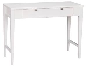 Fehérre lakkozott fésülködőasztal ROWICO CONFETTI 100 x 40 cm