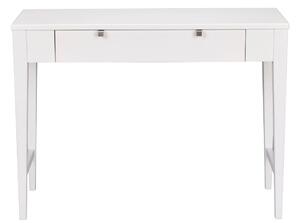 Fehérre lakkozott fésülködőasztal ROWICO CONFETTI 100 x 40 cm