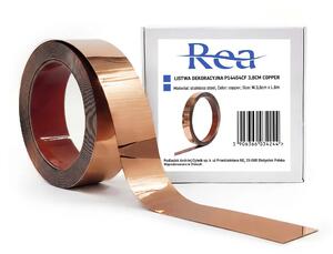 Öntapadós dekorációs szegélyléc Rea P14454CF 3,8cm Copper